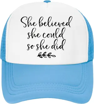 Adjustable Boy and Girls Mesh Baseball Caps Kids Truckers Hats Toddler Snapback Hat Children Sun Protection Hat