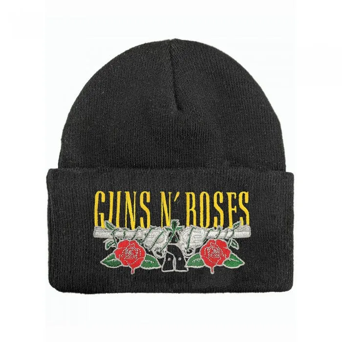 Amplified Unisex Adult Gun Crest Guns N Roses Beanie