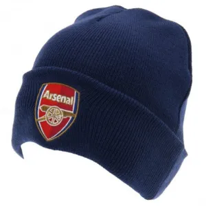 Arsenal FC Unisex Adults TU Crest Knitted Hat