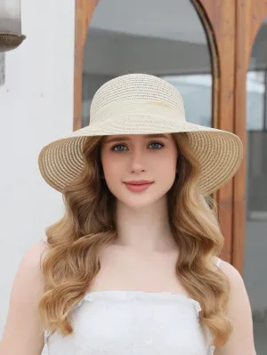 Boho Solid Wide Brim Hat