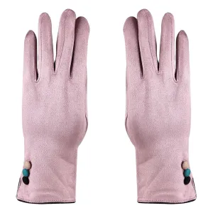Designer Winter Gloves For Women - Purple