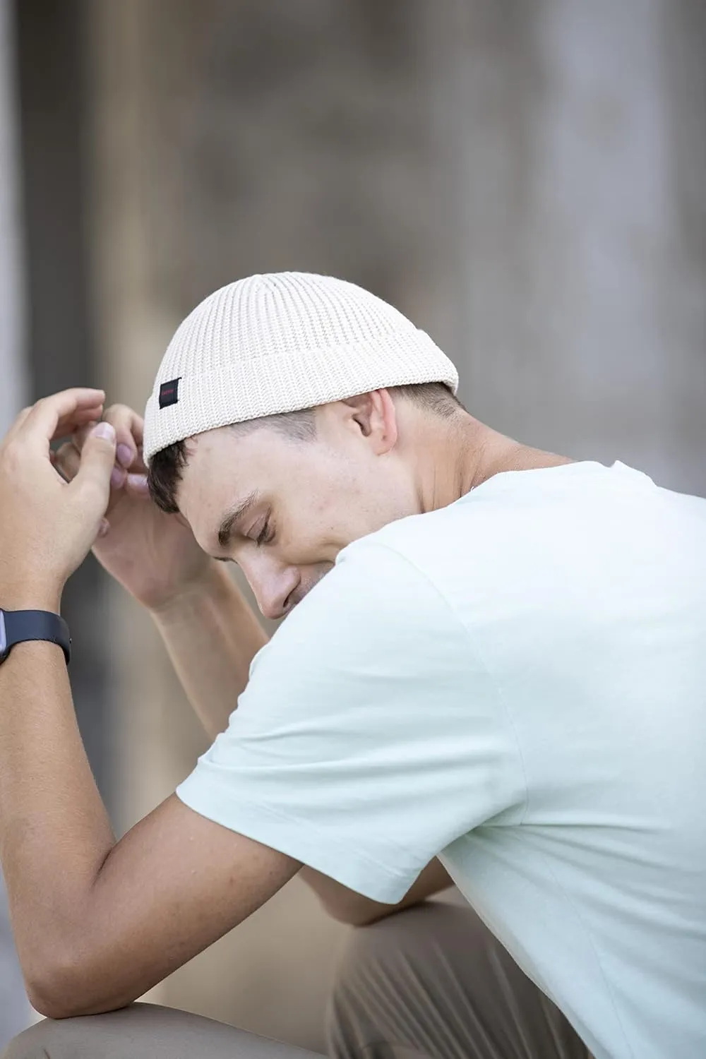 Fisherman Beanie Hats for Men Women,Knit Trawler Skull Cap,Watch Cap,Spring Fall Winter Warm Short Hats