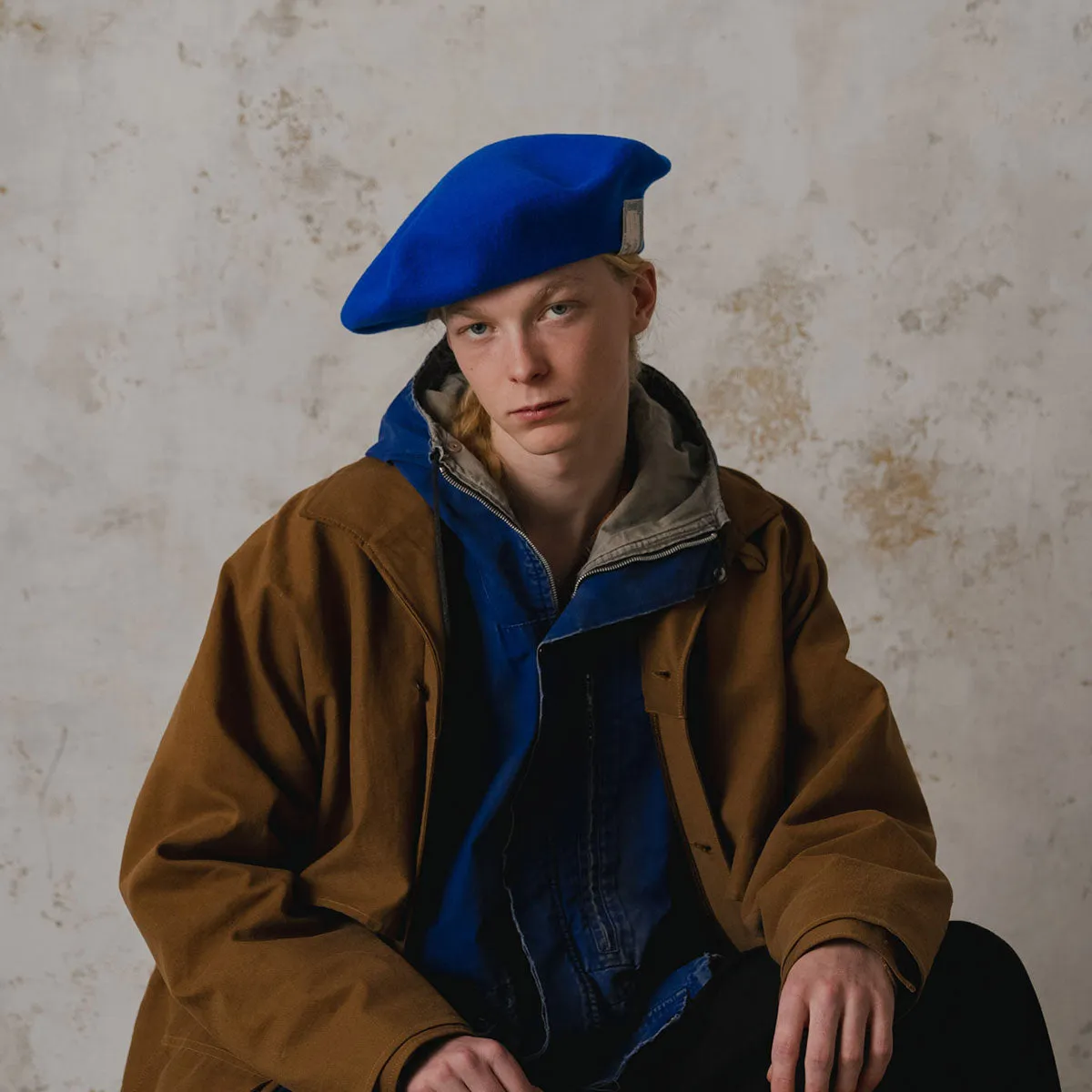 FLAT BERET - Blue