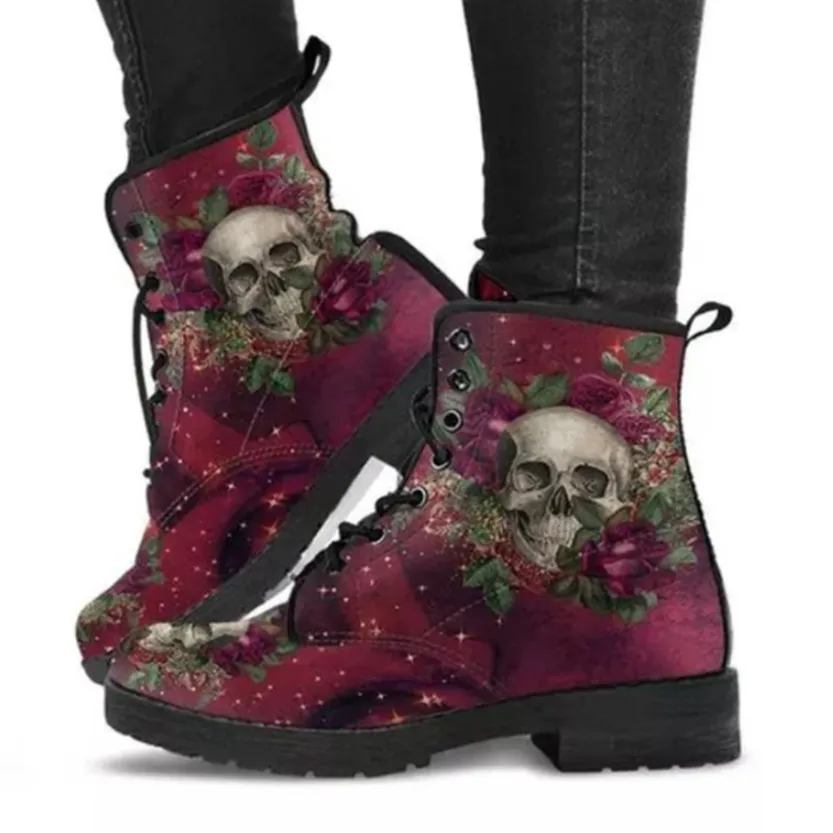 Funki Buys | Boots | Women's British Style Lace up Ankle Boots