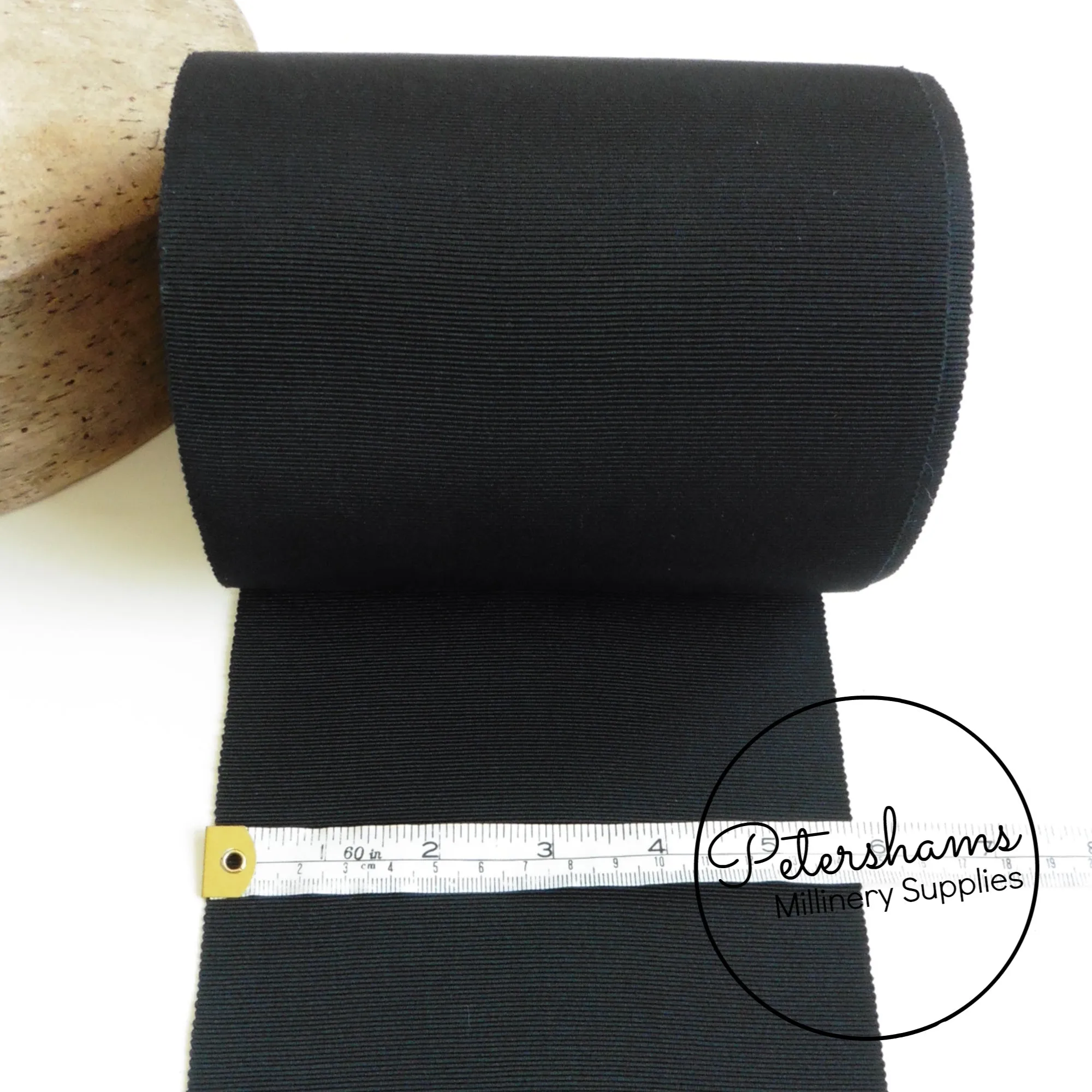 GIANT Vintage 14.5cm Wide Petersham Ribbon - 80cm Piece (Last Piece!)