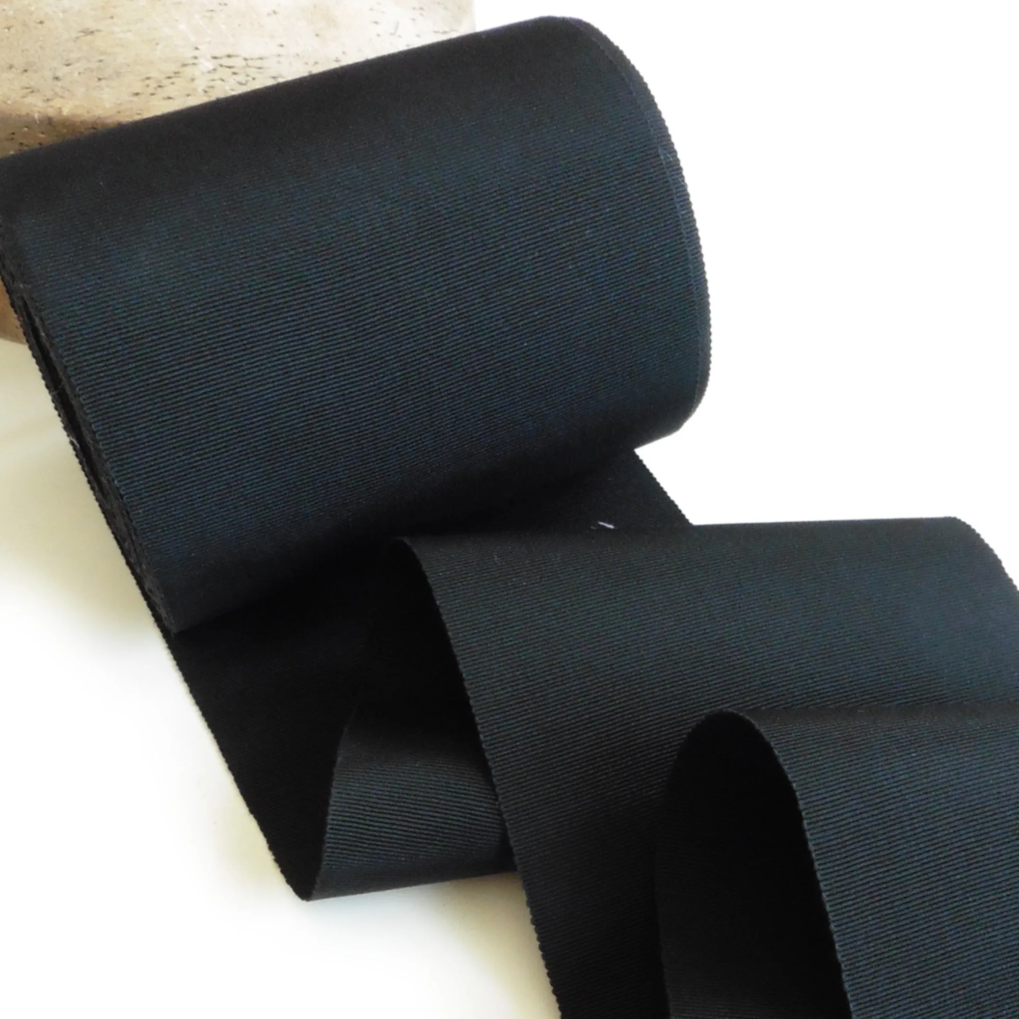 GIANT Vintage 14.5cm Wide Petersham Ribbon - 80cm Piece (Last Piece!)