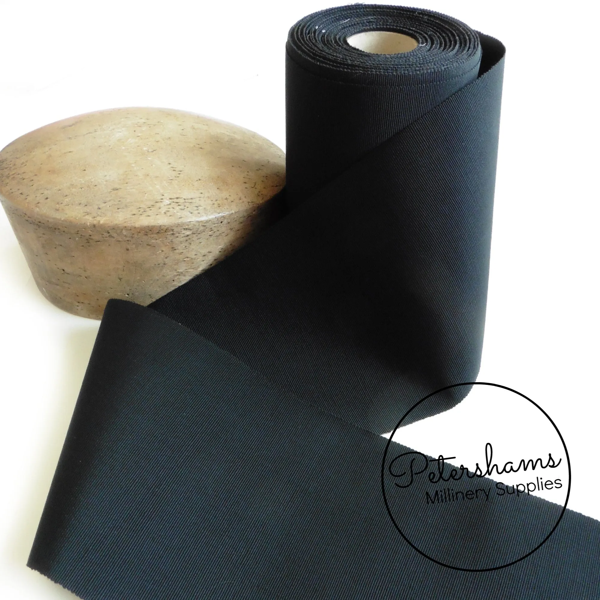 GIANT Vintage 14.5cm Wide Petersham Ribbon - 80cm Piece (Last Piece!)