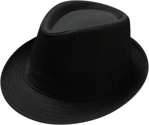 Mens Classic Fedora Hat Unisex Fedora Hats for Men Sun Hat 1920s Panama Fedora Hat Cap for Men