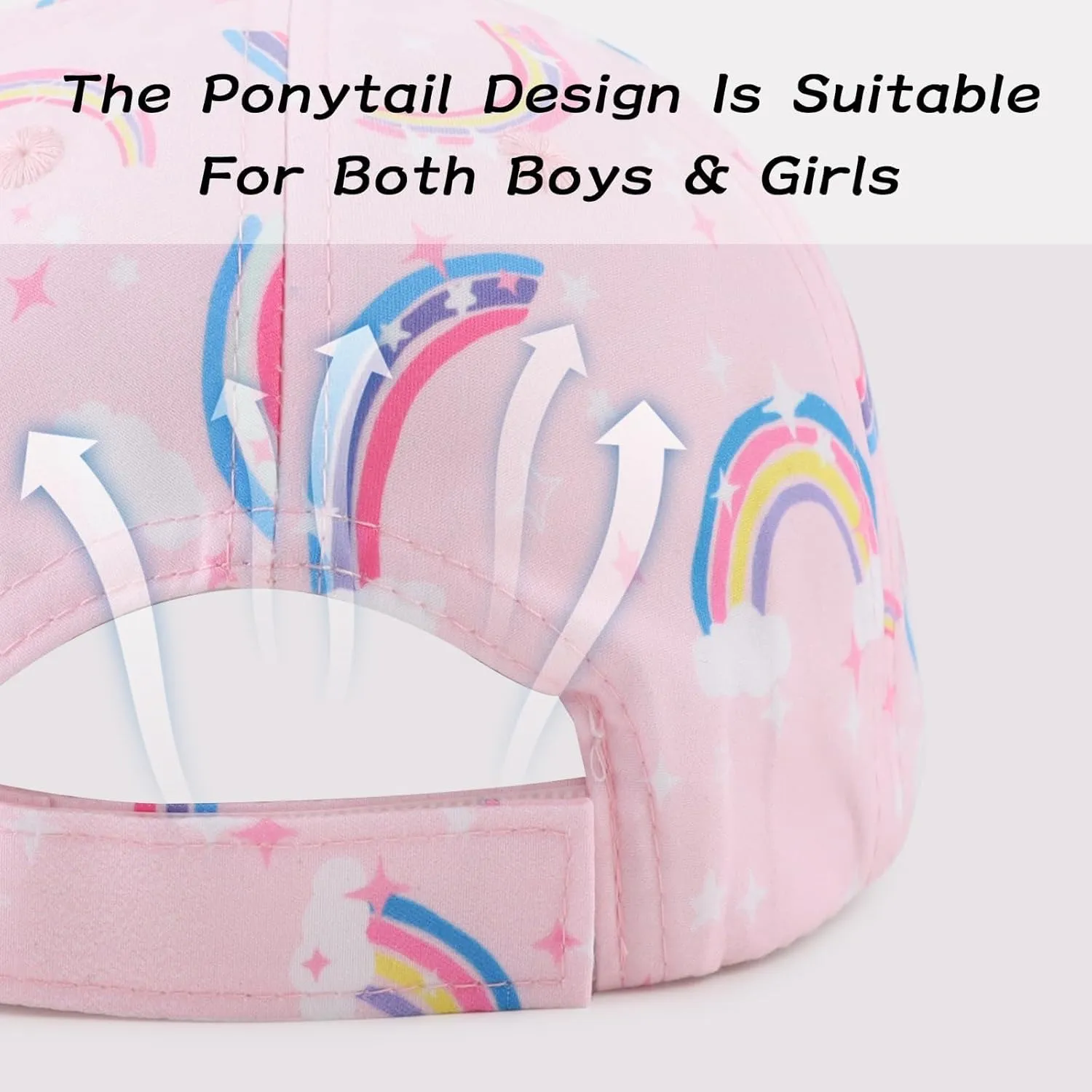 Peecabe Toddler Baseball Hat Novelty Boy Girl Sun Cap Flat Brim Kid Baseball Hats 6M-8Y