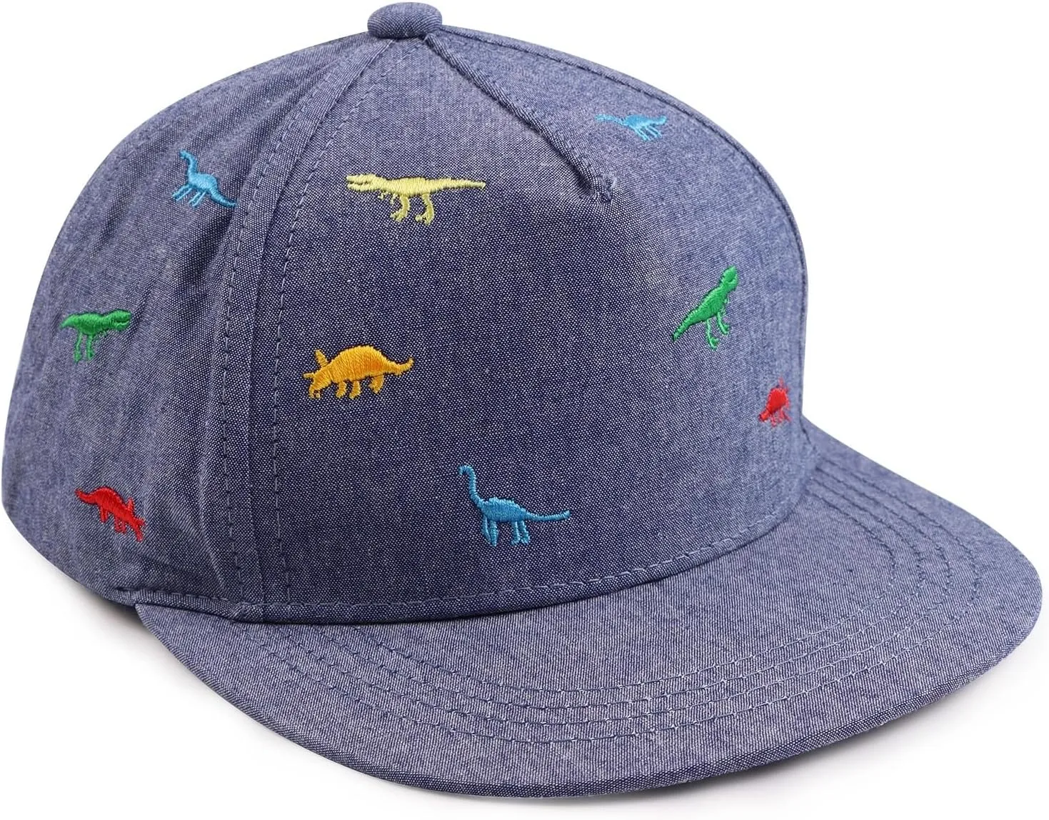 Peecabe Toddler Baseball Hat Novelty Boy Girl Sun Cap Flat Brim Kid Baseball Hats 6M-8Y