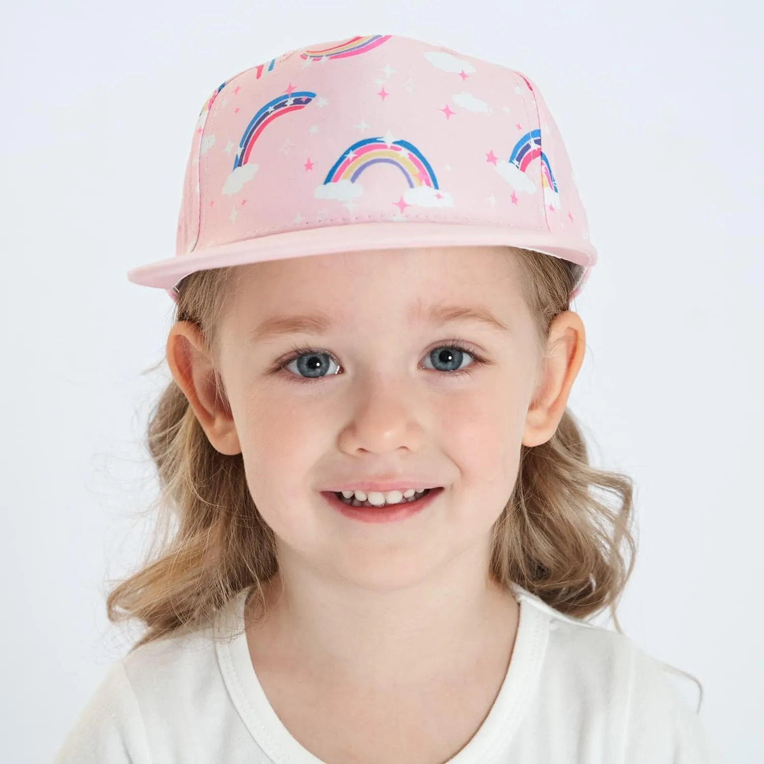 Peecabe Toddler Baseball Hat Novelty Boy Girl Sun Cap Flat Brim Kid Baseball Hats 6M-8Y
