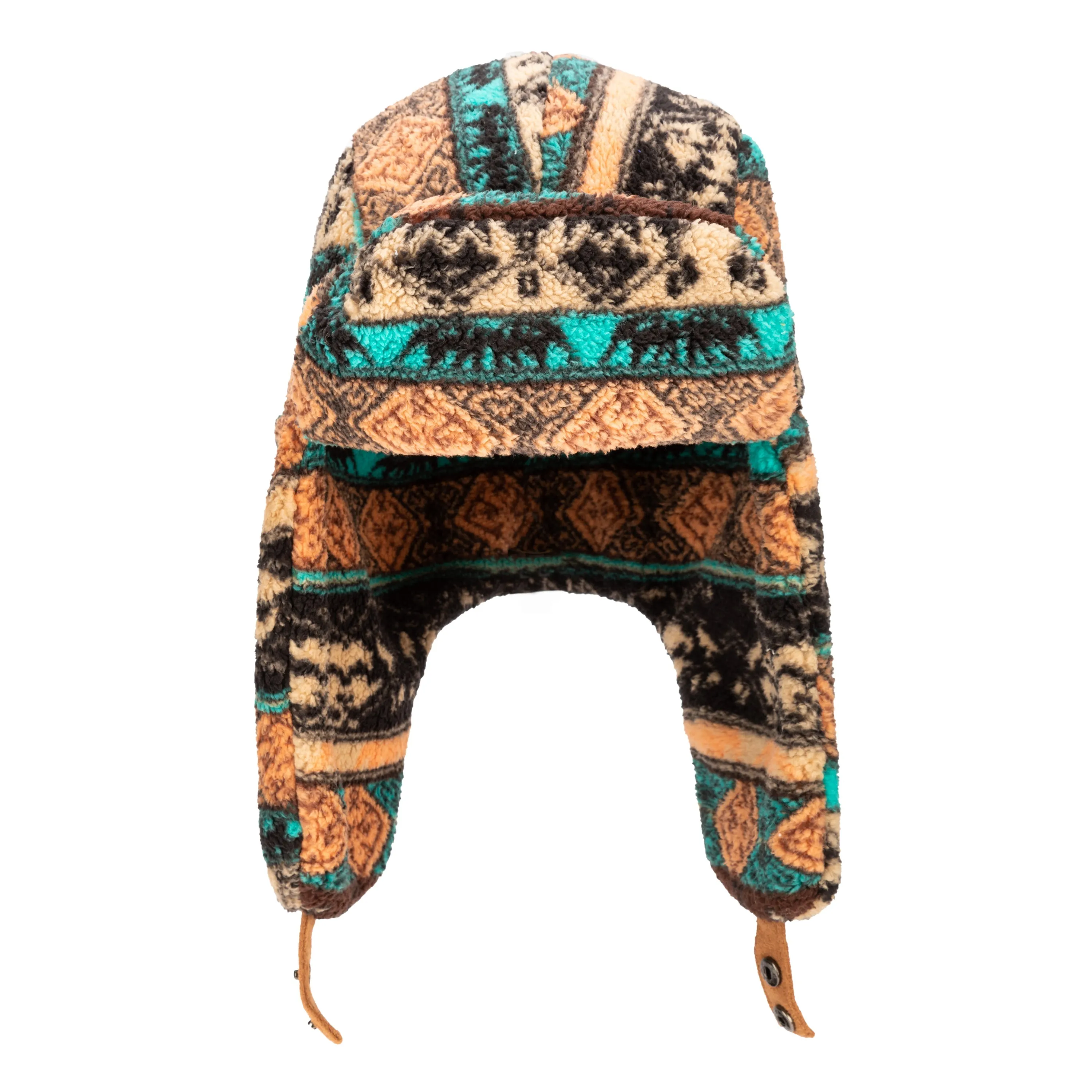 Printed Fleece Trapper