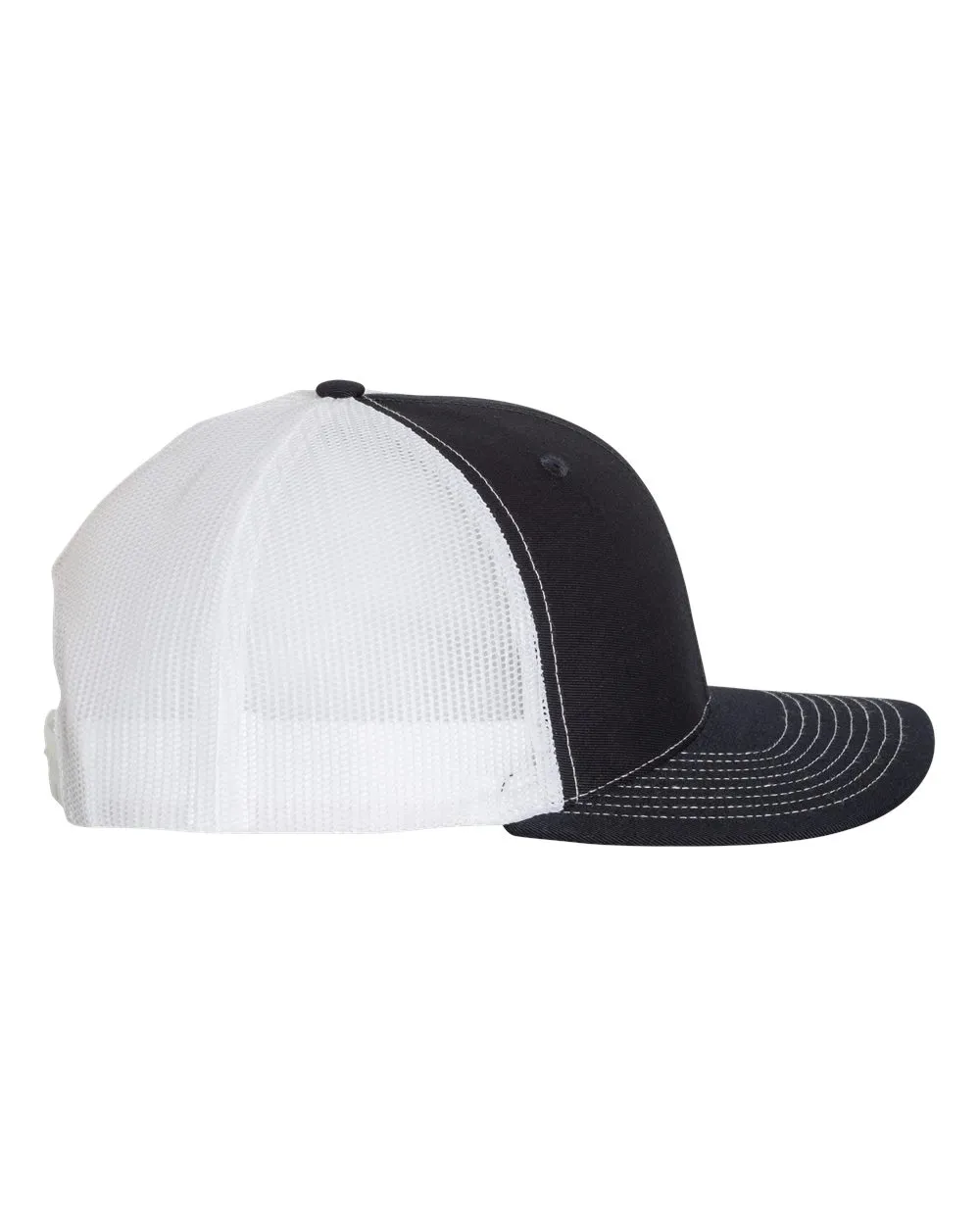 Richardson 112 Trucker Hat - Navy Blue / White