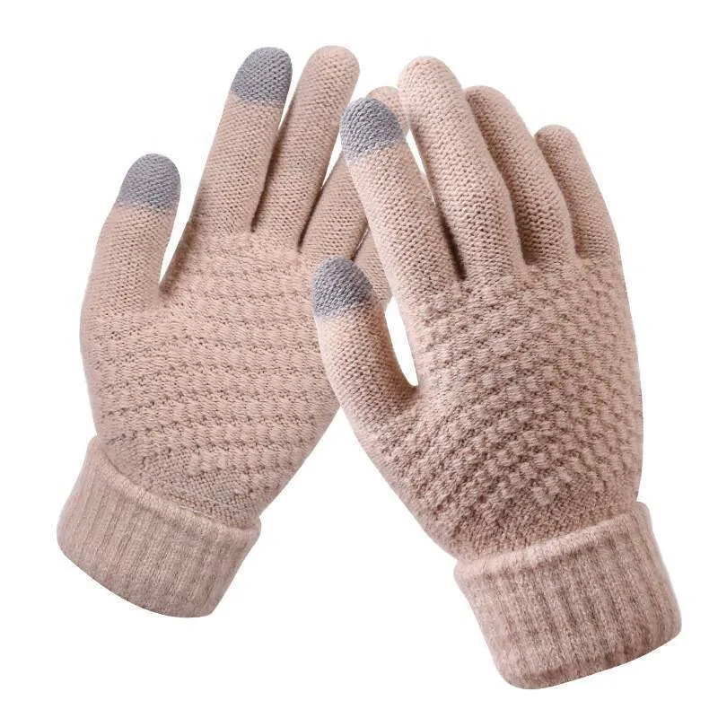 Touchscreen-Ready Knitted Gloves