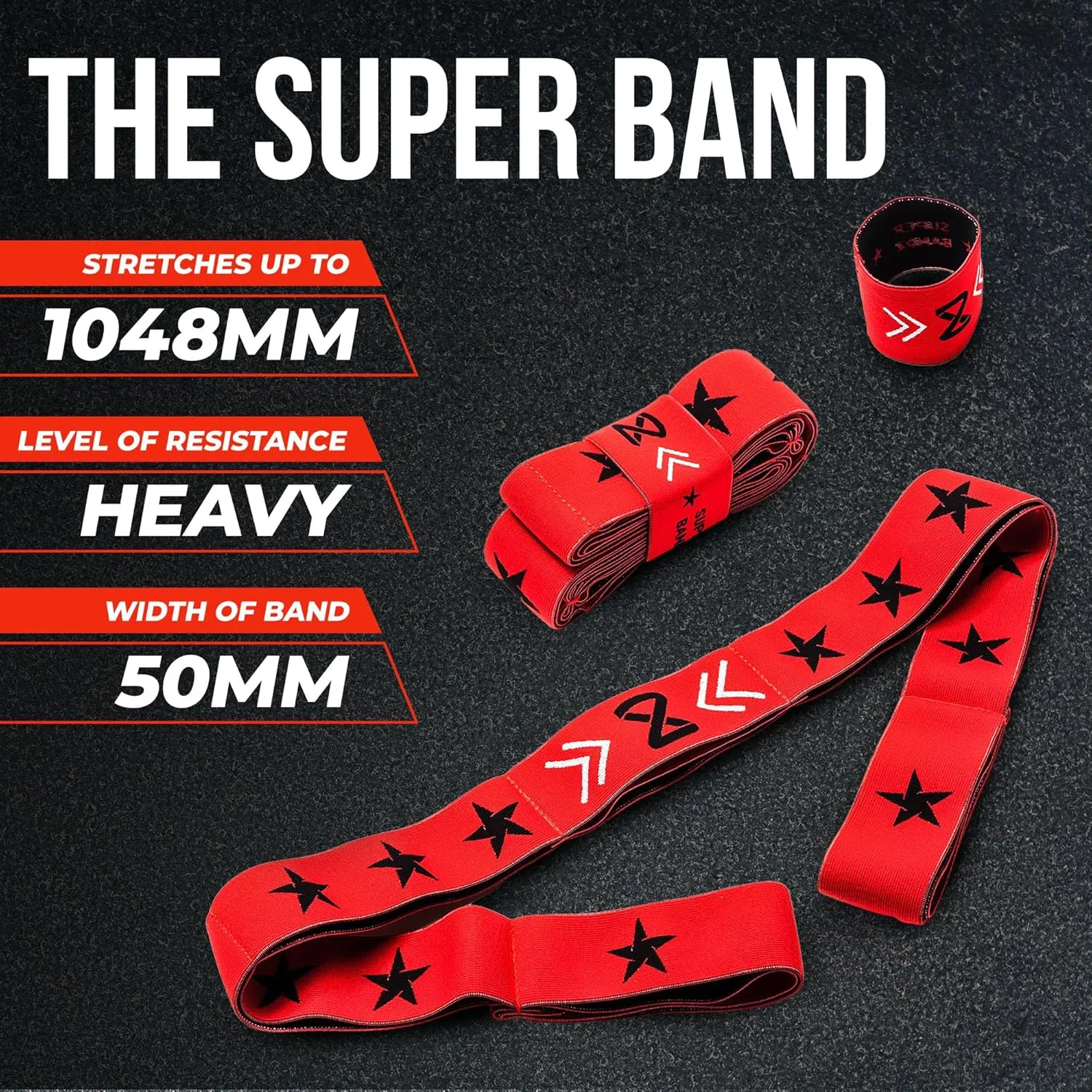 Two8 Bands Multi Loop Bands - Athletic Training Bands, Sports Performance Equipment Strength Conditioning Bands, Speed & Agility Bands - Resistance Bands for Strength Training Legs, Knee, Hip & Back